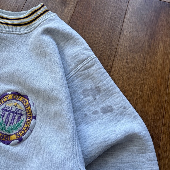Vintage 80s University of Washington heavyweight crewneck - Picture 9 of 9